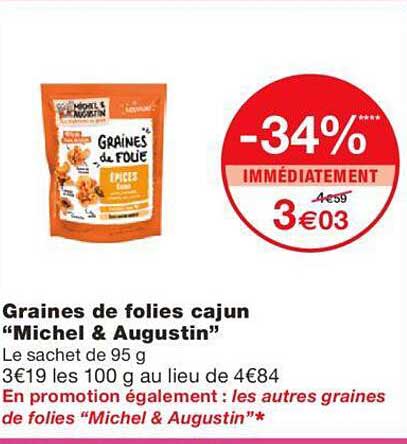 graines de folies cajun "michel & augustin"