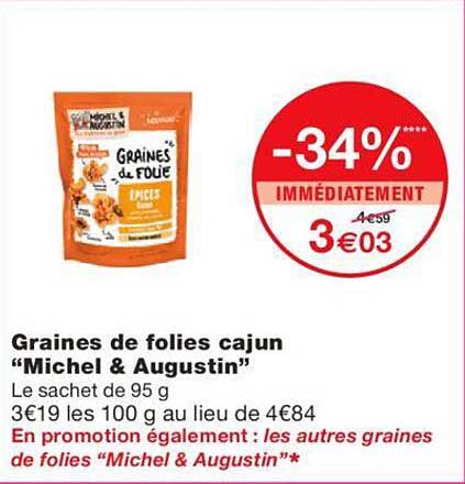 graines de folies cajun "michel & augustin"