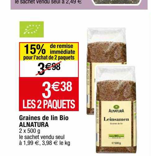 Graines De Lin Bio Alnatura