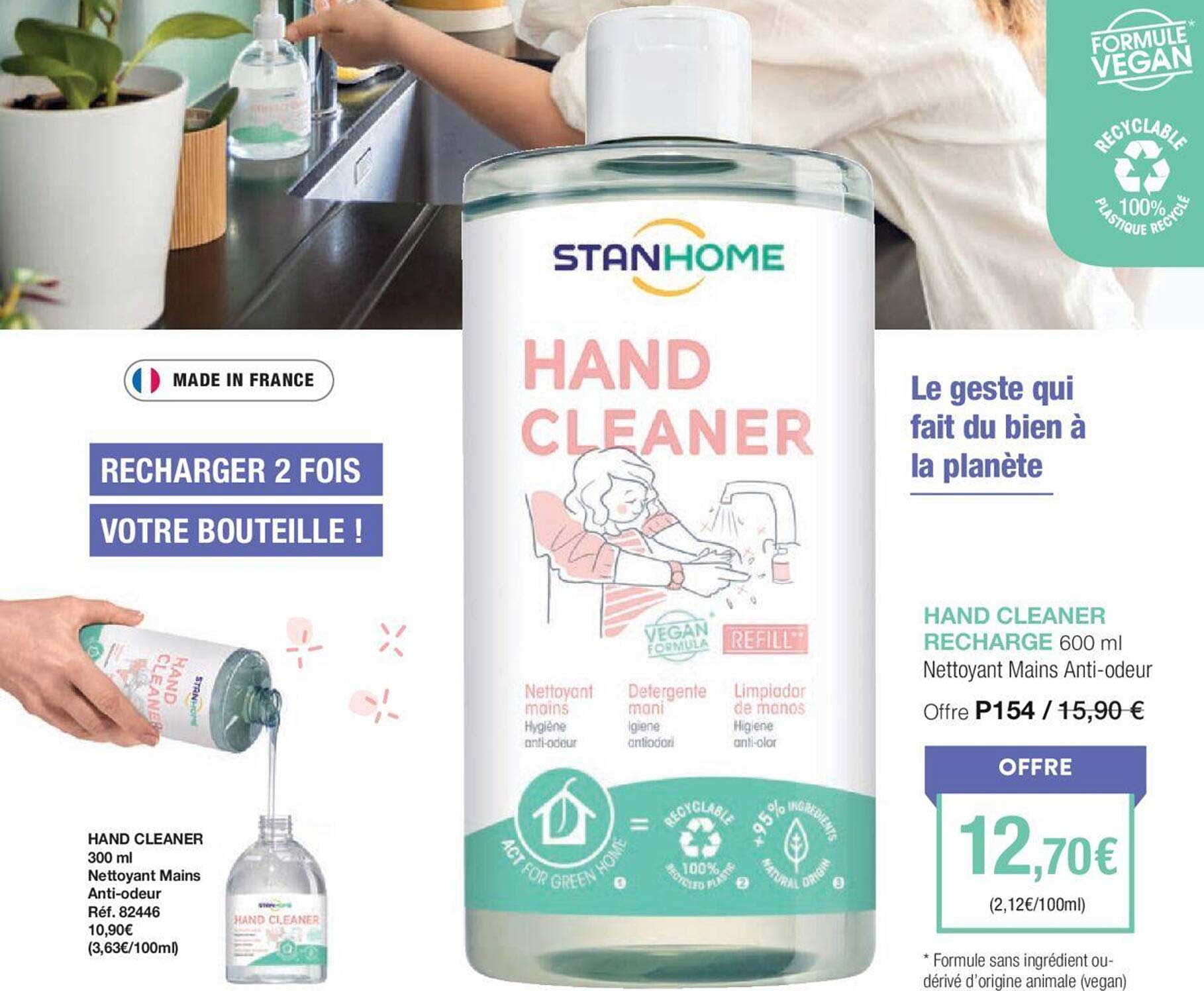 hand cleaner recharge