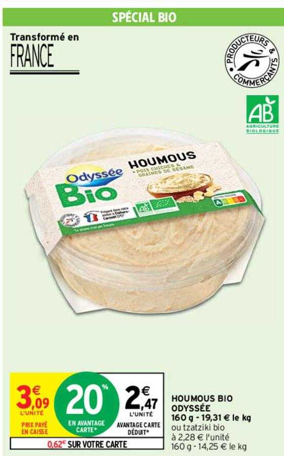 Houmous Bio Odyssée