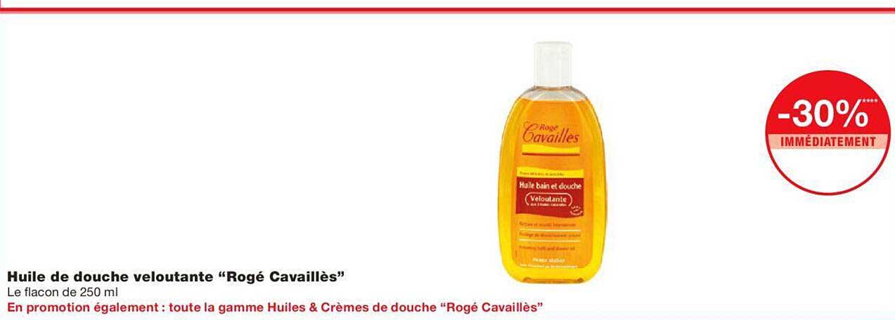 Huile De Douche Veloutante  "rogé Cavaillès"