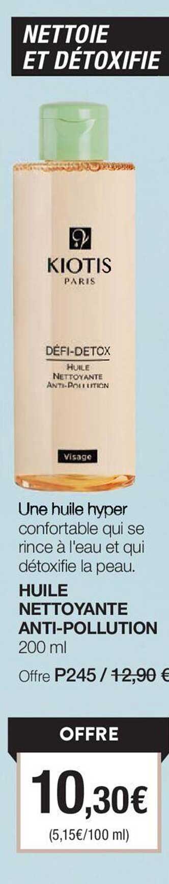 huile nettoyante anti-pollution kiotis paris
