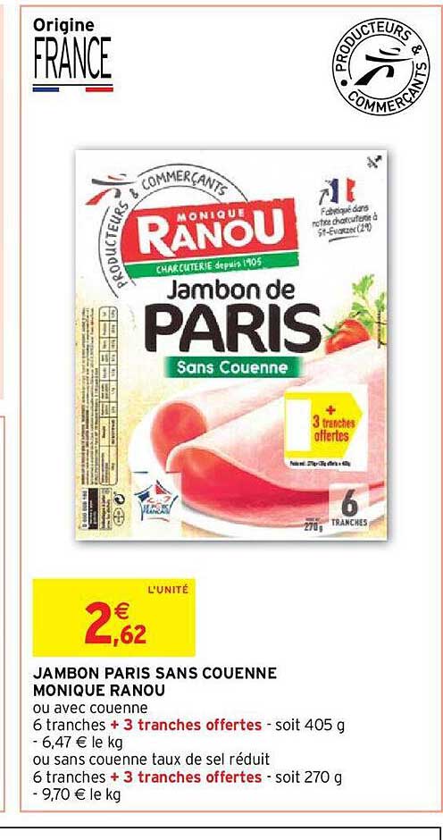 jambon paris sans couenne monique ranou