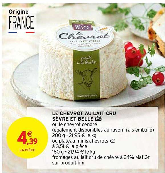 Le Chevrot Au Lait Cru Sèvre Et Belle