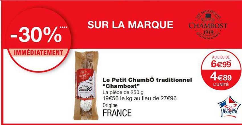 Le Petit Chambo Traditionnel "chambost"