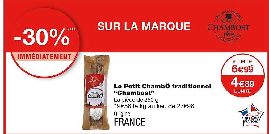 Le Petit Chambô Traditionnel "chambost"