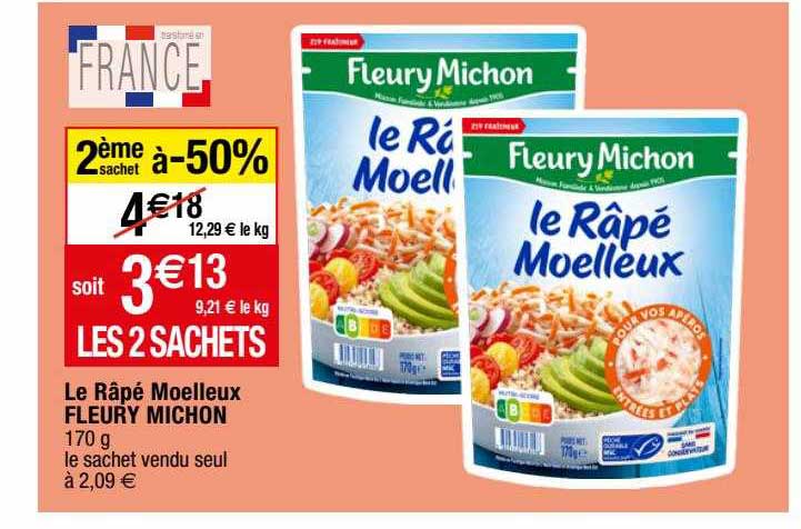 le râpé moelleux fleury michon