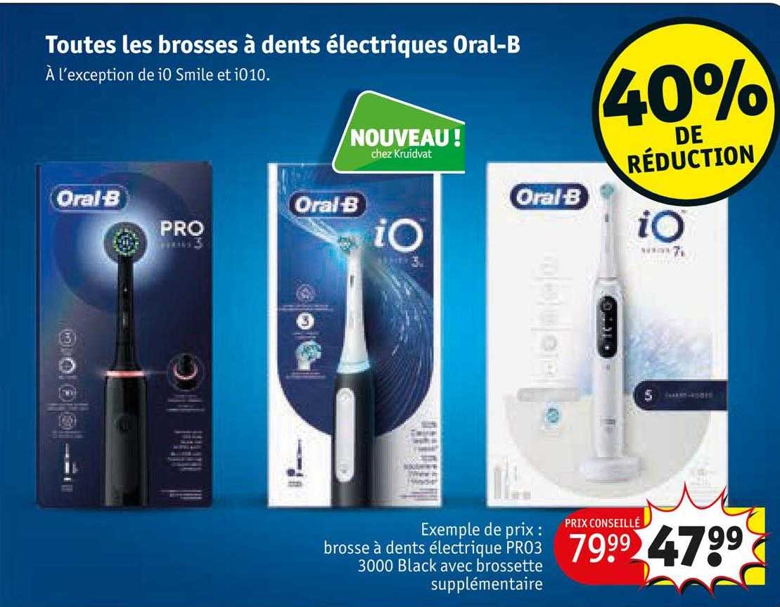 les brosses à dents électriques oral-b