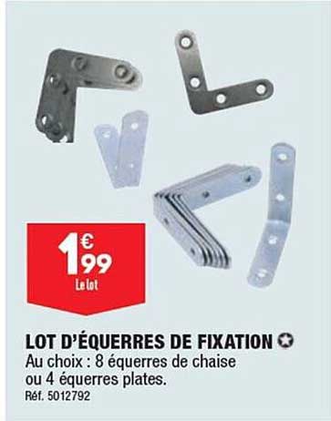 Lot D'équerres De Fixation