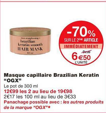 Masque Capillaire Brazilian Keratin Ogx