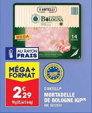 Mortadelle De Bologne Igp D'antelli