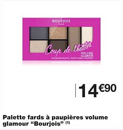 palette fards à paupières volume glamour "bourjois"