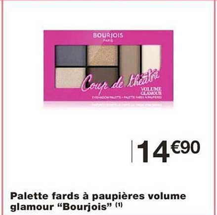 palette fards à paupières volume glamour "bourjois"