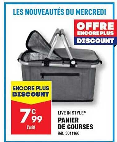 panier de courses live in style