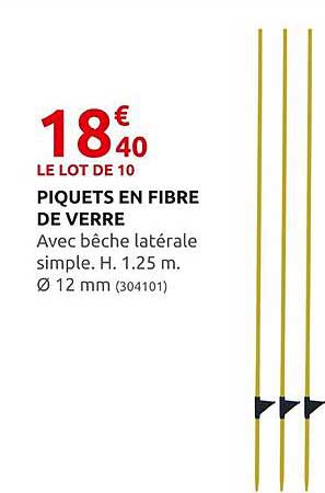 Piquets En Fibre De Verre