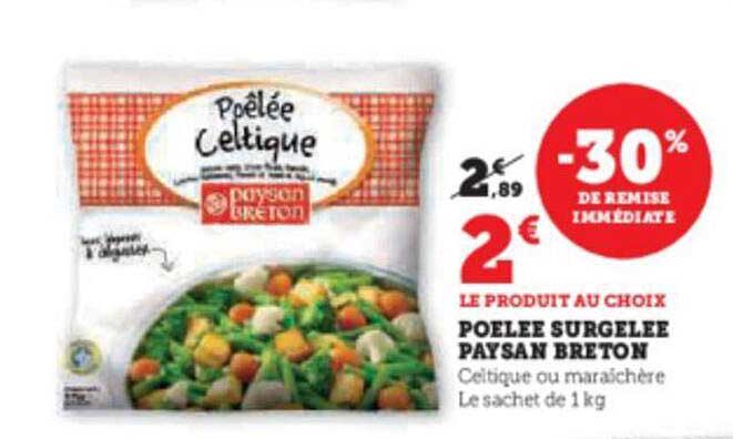 poêlée surgelée paysan breton