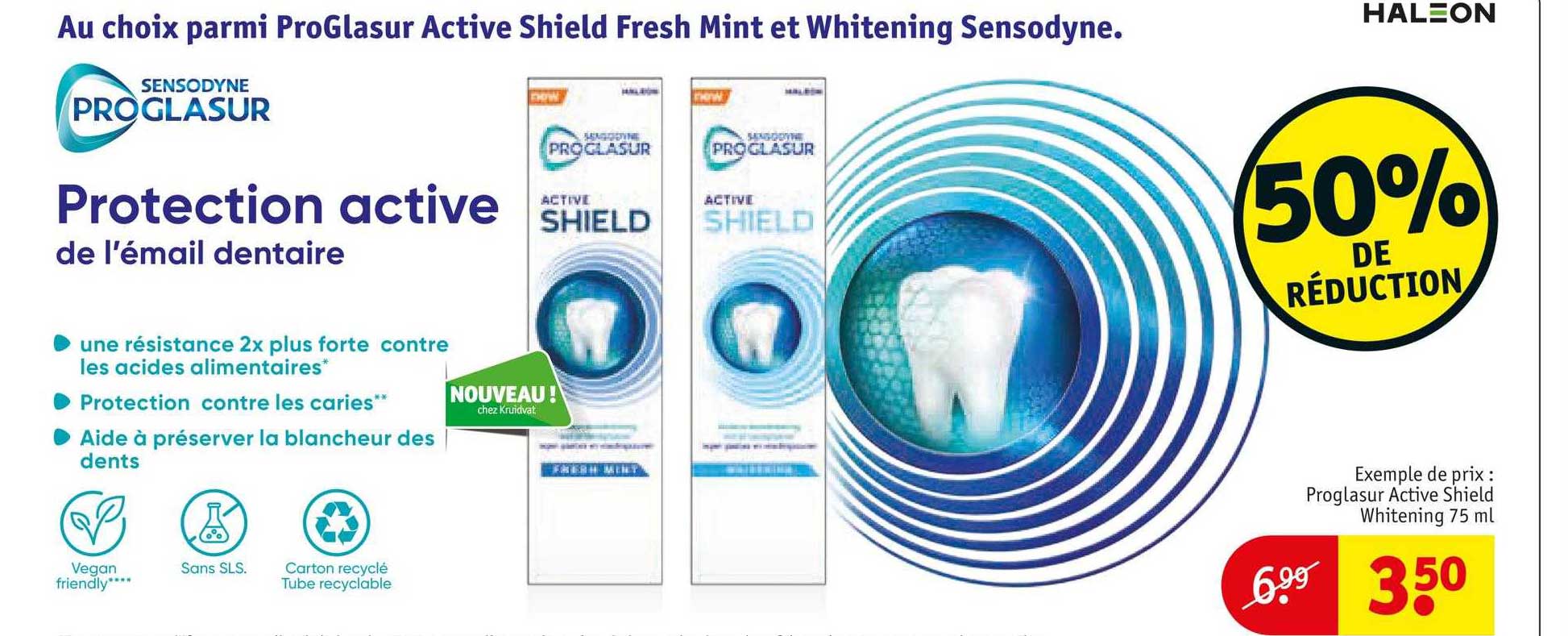 proglasur active shield whitening 75ml