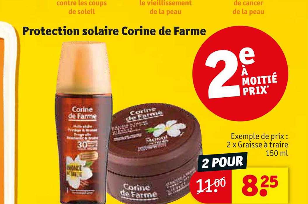 protection solaire corine de farme