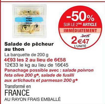 Salade De Pêcheur Au Thon