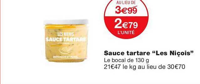 sauce tartare "les nicois"
