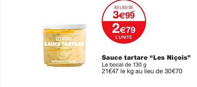 sauce tartare "les niçois"