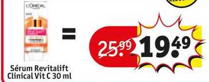 sérum revitalift clinical vit c 30ml