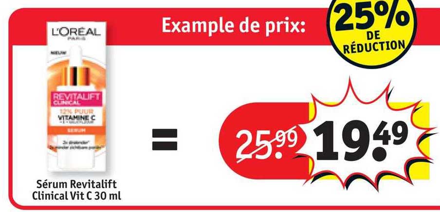 sérum revitalift clinical vit c 30ml