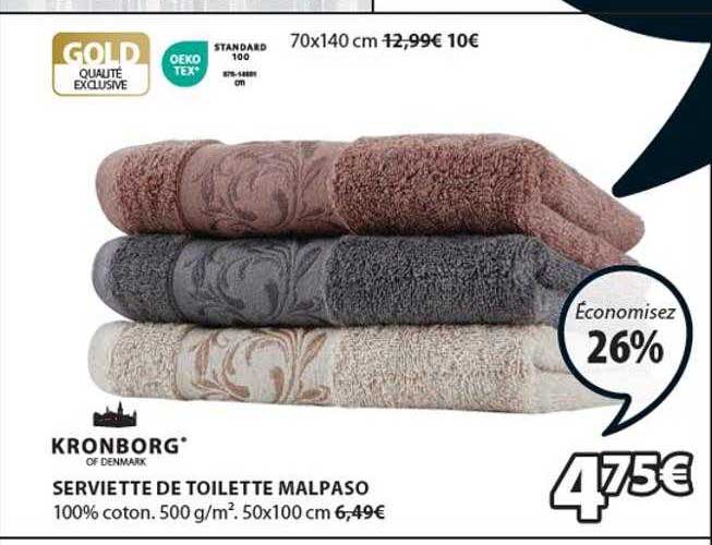 Serviette De Toilette Malpaso Kronborg