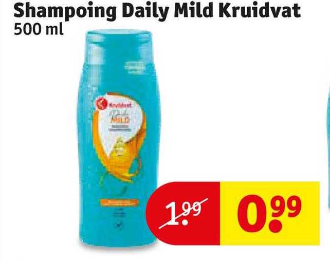 shampoing daily mild kruidvat