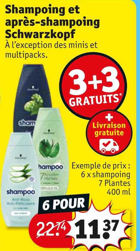 shampoing et après-shampoing schwarzkopf