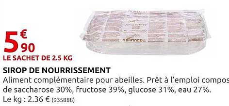 sirop de nourrissement