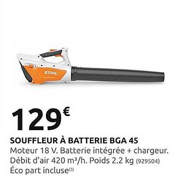souffleur à batterie bga 45 stihl