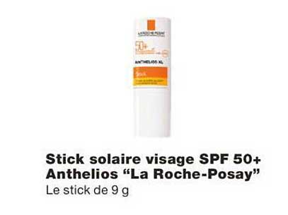 stick solaire visage spf 50+ anthelios la roche-posay