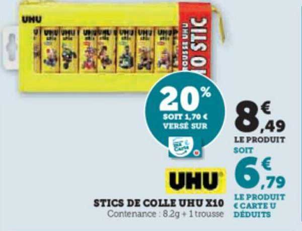 Stics De Colle Uhu X 10