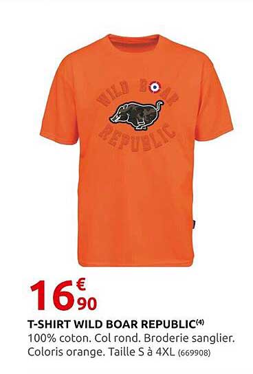 T-shirt Wild Boar Republic
