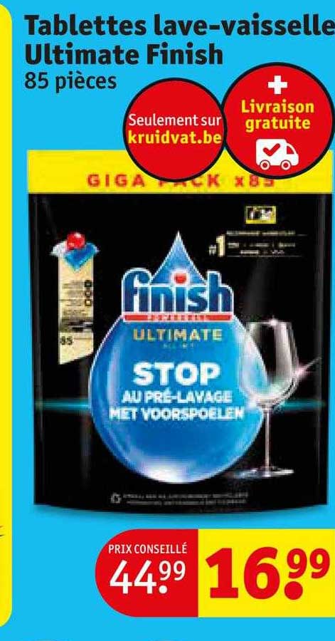 tablettes lave-vaisselle ultimate finish