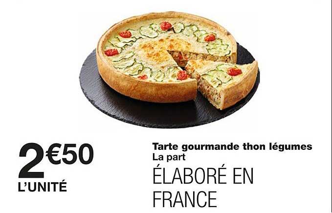 Tarte Gourmande Thon Légumes