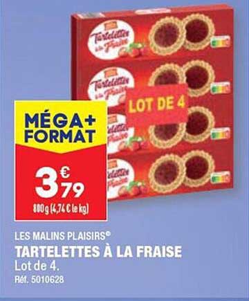 tartelettes à la fraise les malins plaisirs