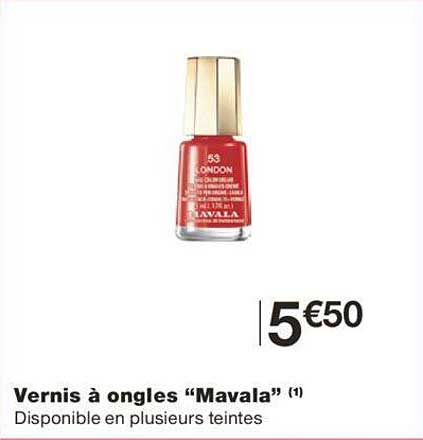 Vernis à Ongles "mavala"