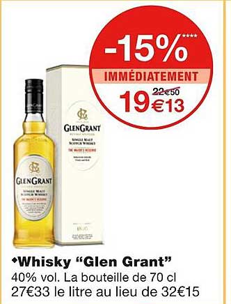 whisky "glen grant"