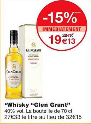 whisky "glen grant"