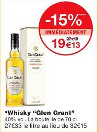 whisky glen grant