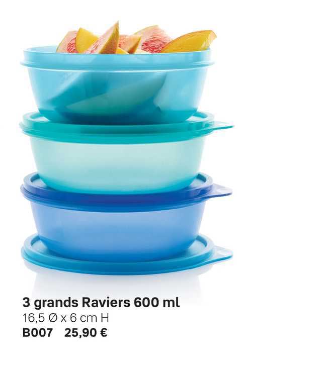 3 grands raviers 600 ml
