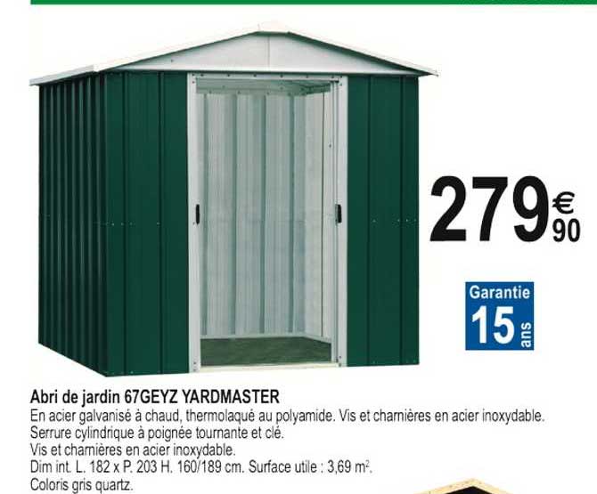 Abri De Jardin 67geyz Yardmaster
