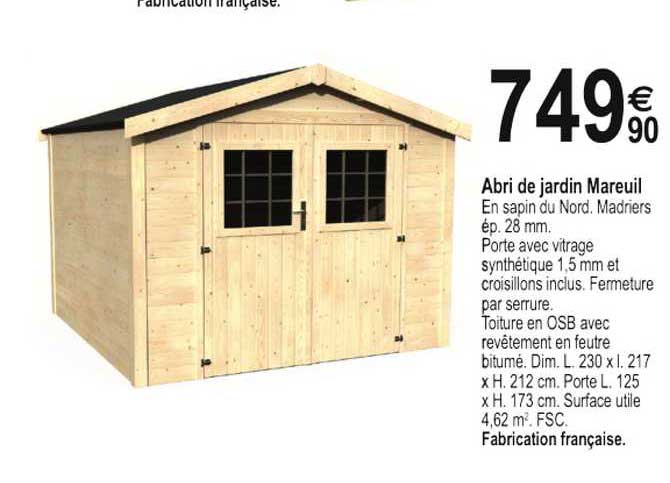 Abri De Jardin Mareuil