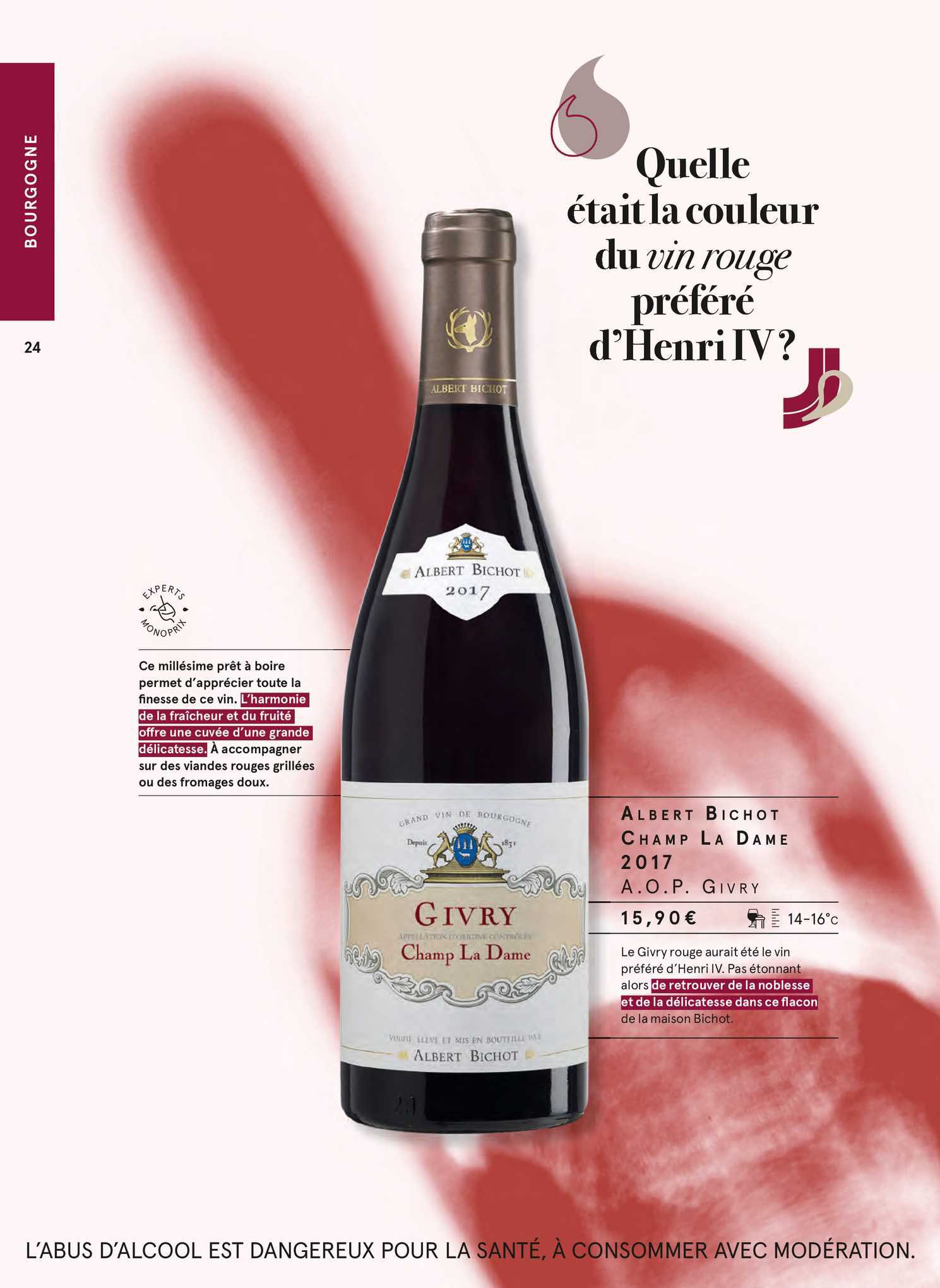 albert bichot champa la dame 2017 a.o.p. givry