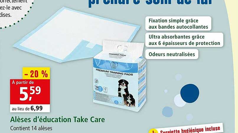 alèses d'éducation take care
