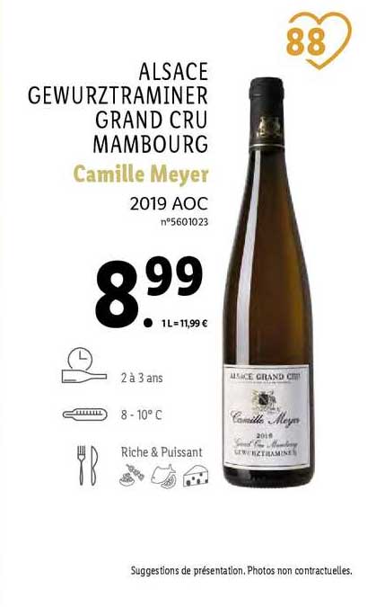 alsace gewurztraminer grand cru mambourg camille meyer 2019 aoc