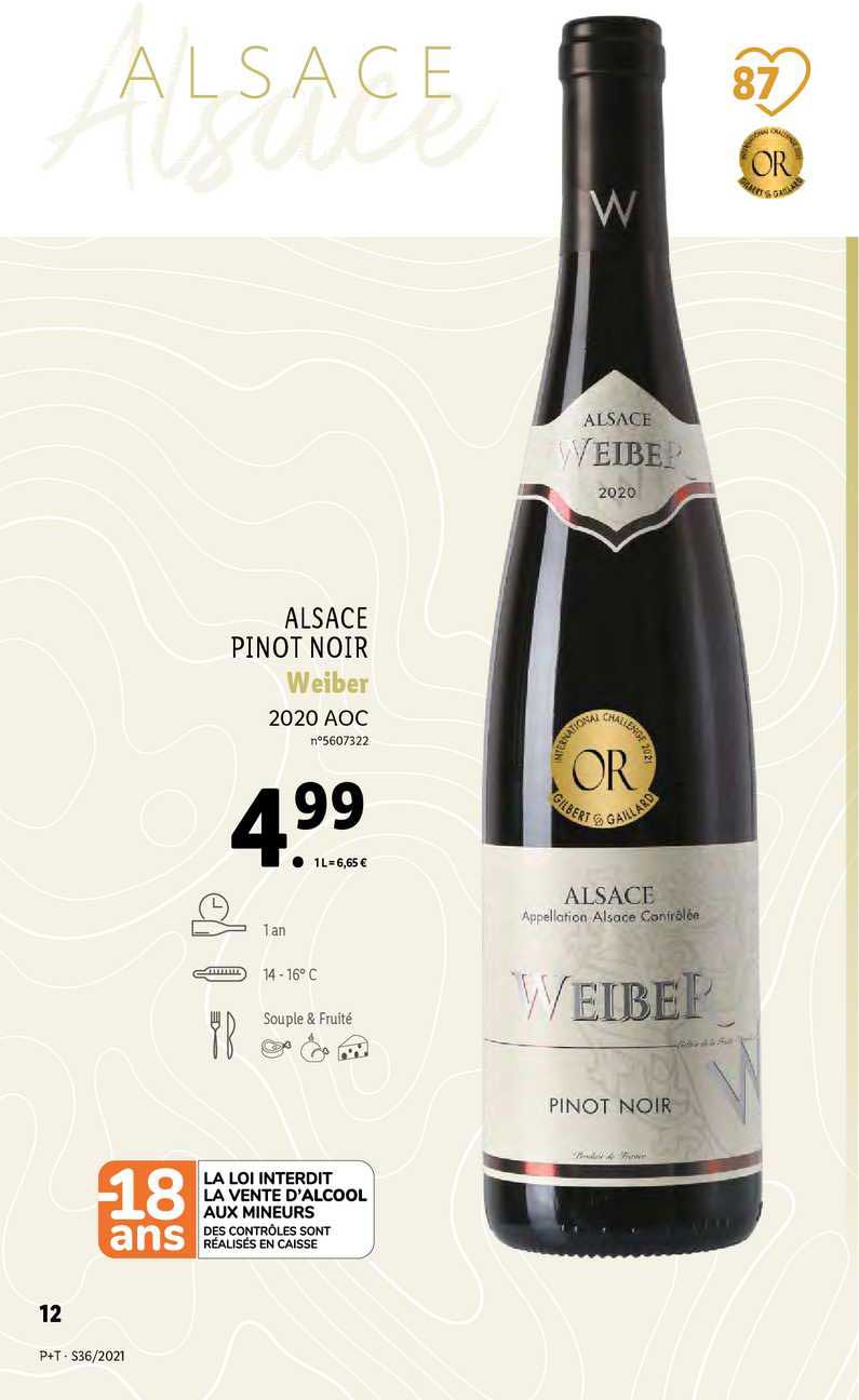 alsace pinot noir weiber 2020 aoc